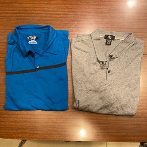 Polo Shirts, XL lightly worn.